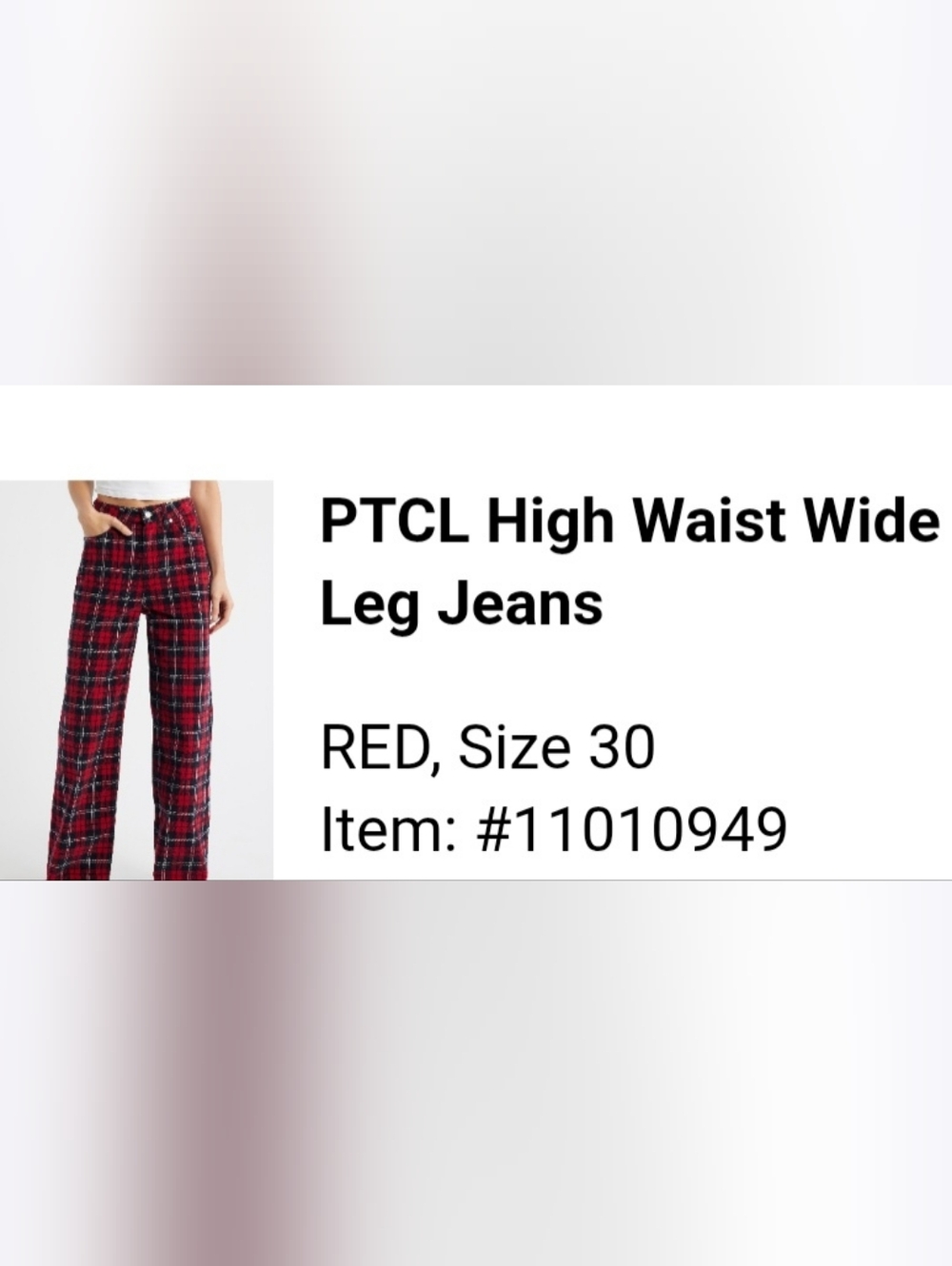 No Doubt - Gwen Stefani - PTCL Plaid Pants & Black White Tube Top - Picture 11 of 12